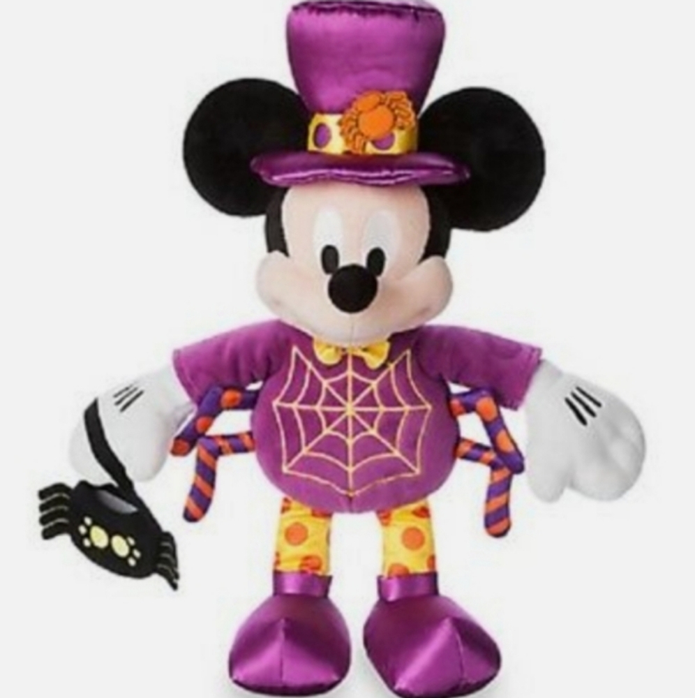 Disney Halloween Spider Mickey Mouse Plush